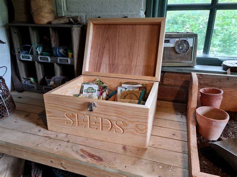 electric seed box|wooden seed boxes for gardeners.